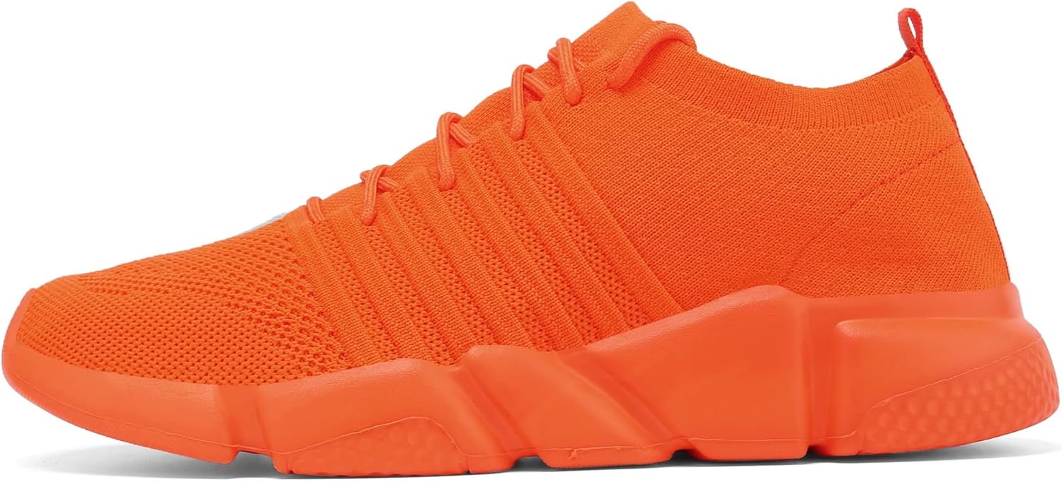 men Women Fashion Sneakers Unisex Slip on Ultra-Sock Knit Soft Sole Breathable Lightweight Casual Walking Shoes