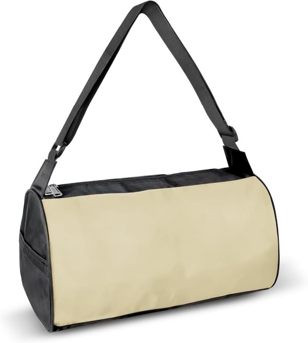 Small Travel Duffel Bag Foldable Waterproof Gym Bag for Gym Beach Swim Bags Men Women Duffle Bag Lightweight Oxford Cloth Sports Bags -Beige